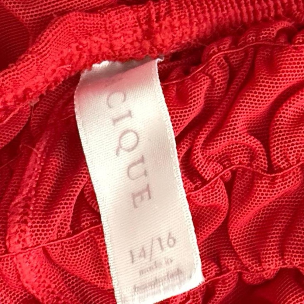 Red Ruffle Bloomers - Picture 3 of 4